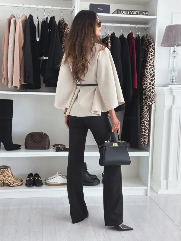 Pull d'hiver pour femme, col roulé élégant et chaud, un essentiel confortable pour le froid.