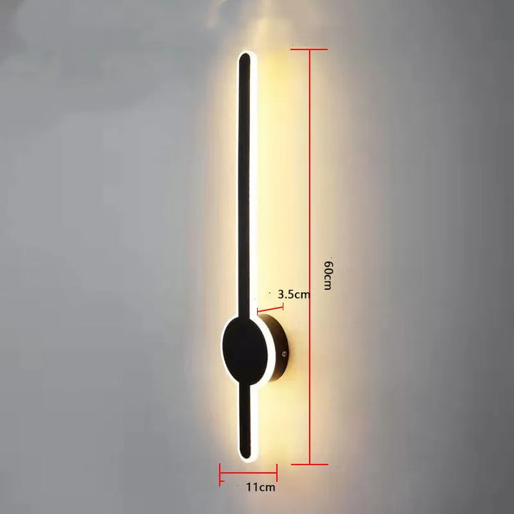 Élégante applique murale LED dimmable. Ajustez l'intensité lumineuse pour une ambiance parfaite et moderne.