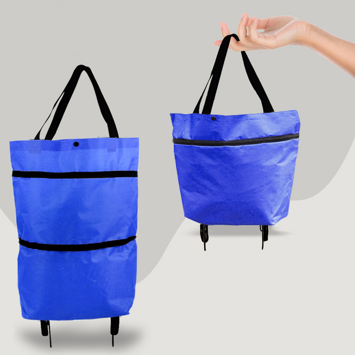Sac de courses pliable compact, facile à ranger. Léger pour un transport aisé de vos emplettes.
