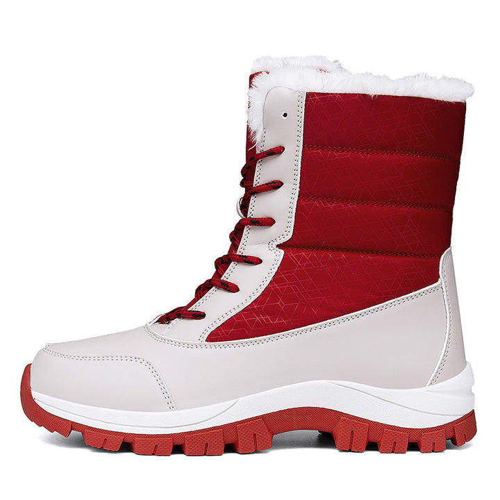 Bottes de neige imperméables chaudes femmes, antidérapantes, confortables et parfaites pour le froid et la neige.