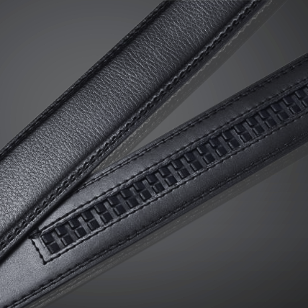Ceinture en cuir PU automatique pour hommes, accessoire de mode élégant et durable, ajustable à souhait.