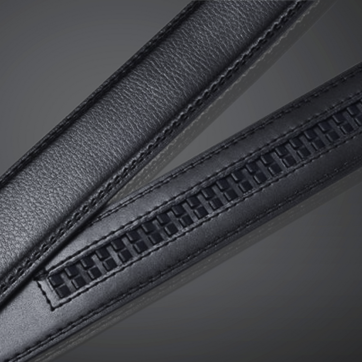 Ceinture en cuir PU automatique pour hommes, accessoire de mode élégant et durable, ajustable à souhait.