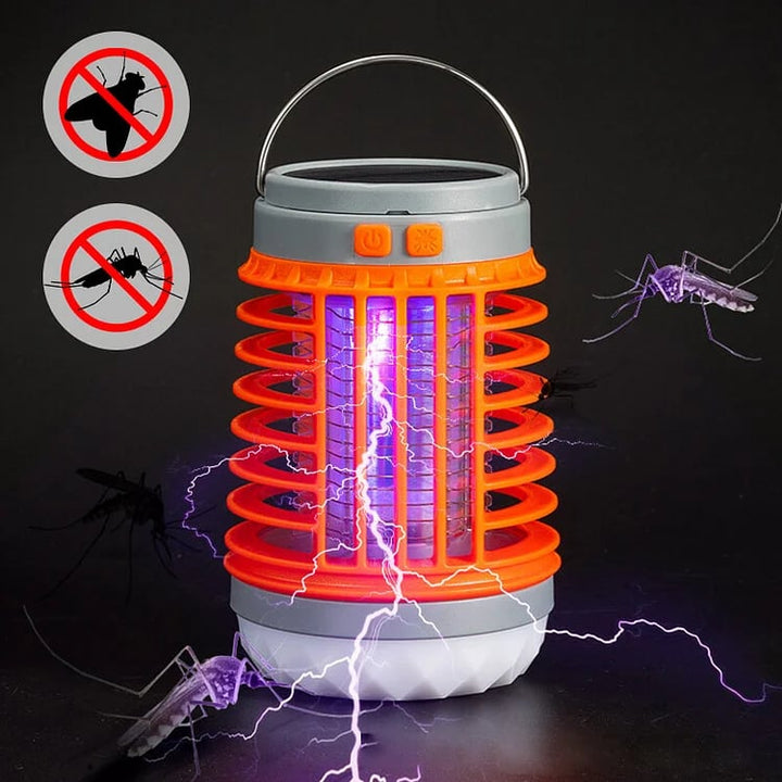 Protection anti-moustique solaire sans produits chimiques pour été, jardin, camping et extérieur.
