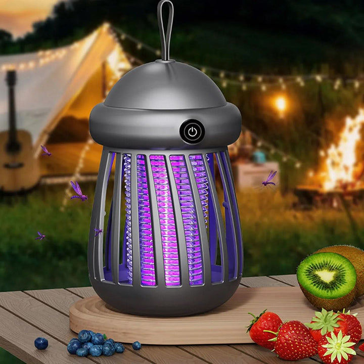Exterminateur d'insectes rechargeable UV, idéal pour la maison et le jardin, sécurité assurée.
