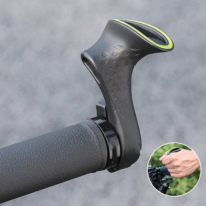 Poignées de vélo ergonomiques noires, confort anti-douleur pour guidon VTT et vélo de route, prise en main sécurisée.