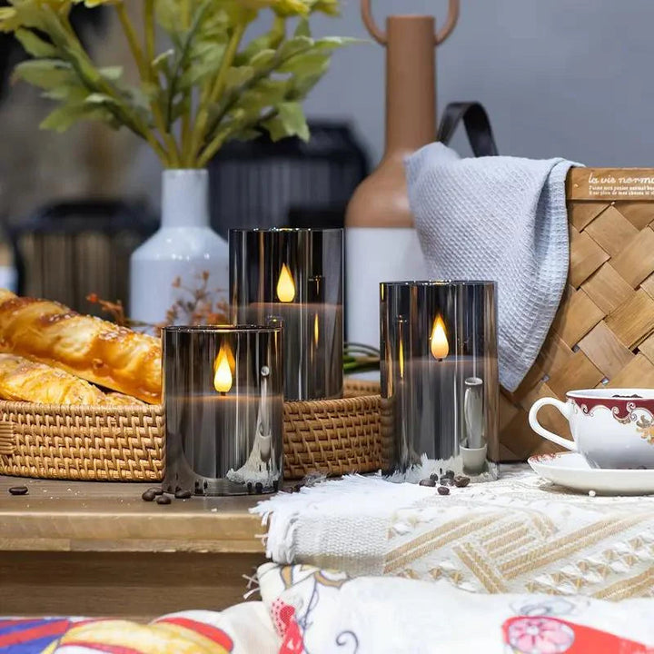 Bougies LED de qualité, flamme réaliste et télécommande, pour un éclairage d'ambiance idéal.