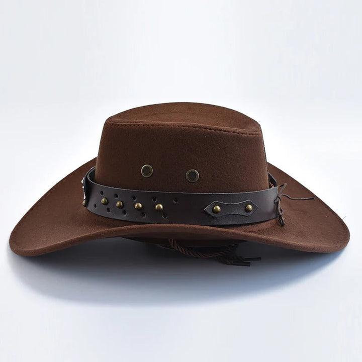 Chapeau de cow-boy unisexe, un accessoire de mode classique pour compléter votre look western ou festival.