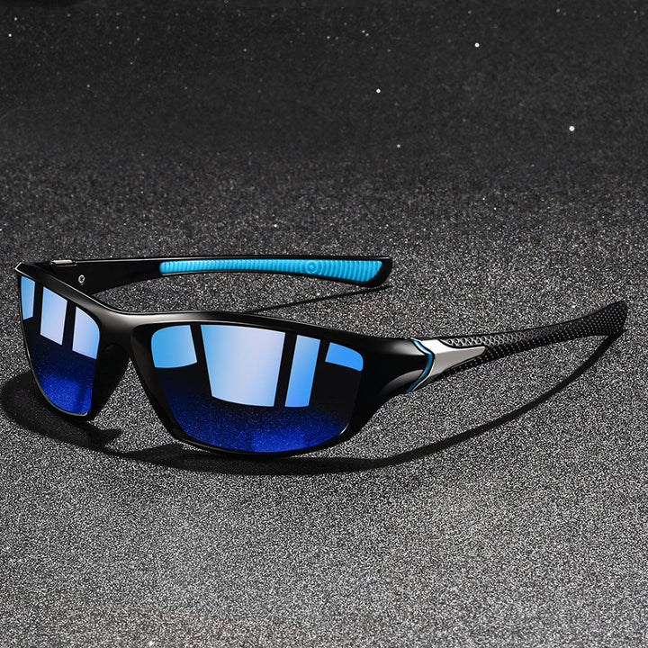 Élégantes lunettes de soleil unixes en métal léger, polarisées UV400 pour conduite et quotidien.