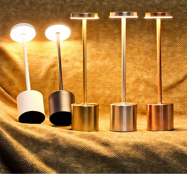 Lampe LED sans fil polyvalente, pour intérieur ou extérieur, avec commande tactile et réglable.