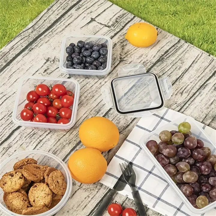 Contenants alimentaires sans BPA, maintiennent vos repas frais plus longtemps. Rangement cuisine pratique.