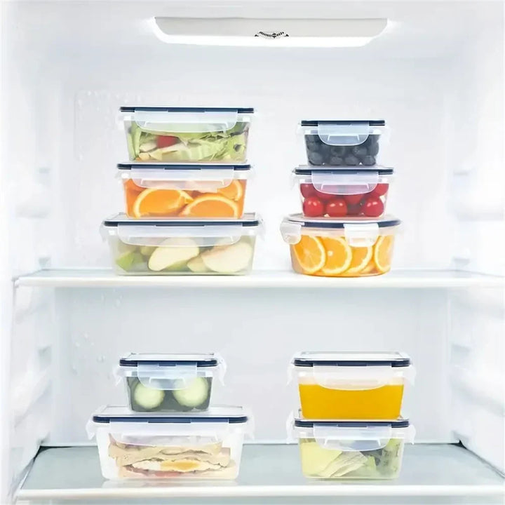 Boîtes de conservation empilables, optimise l'espace de votre cuisine. Idéal pour ranger vos aliments au frais.