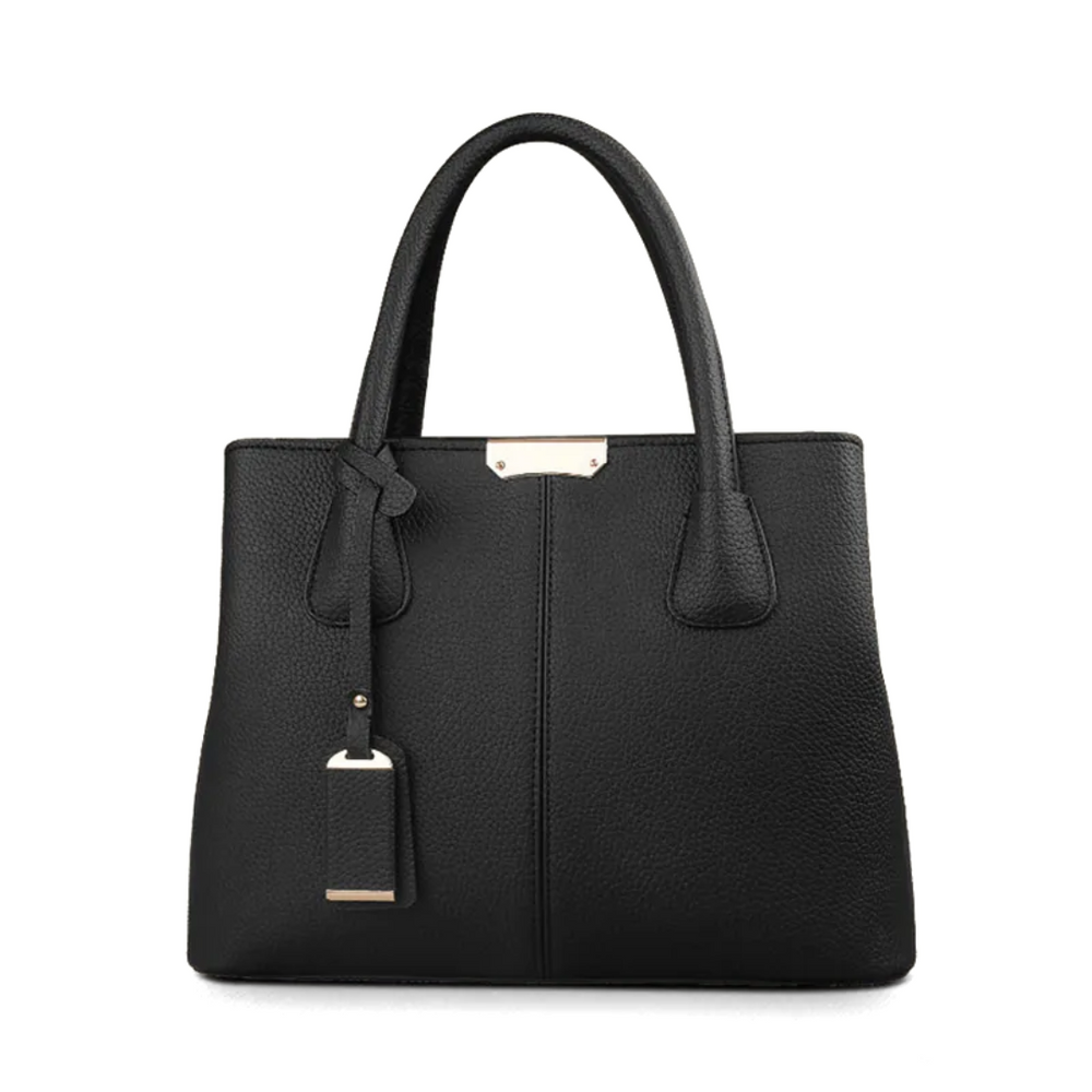 Sac bandoulière femme chic, cuir texturé, grand compartiment. Idéal pour un look élégant et mode féminine.