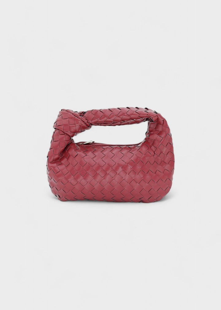 Sac hobo tressé pour femme, un mini sac chic qui combine style et fonctionnalité en similicuir.