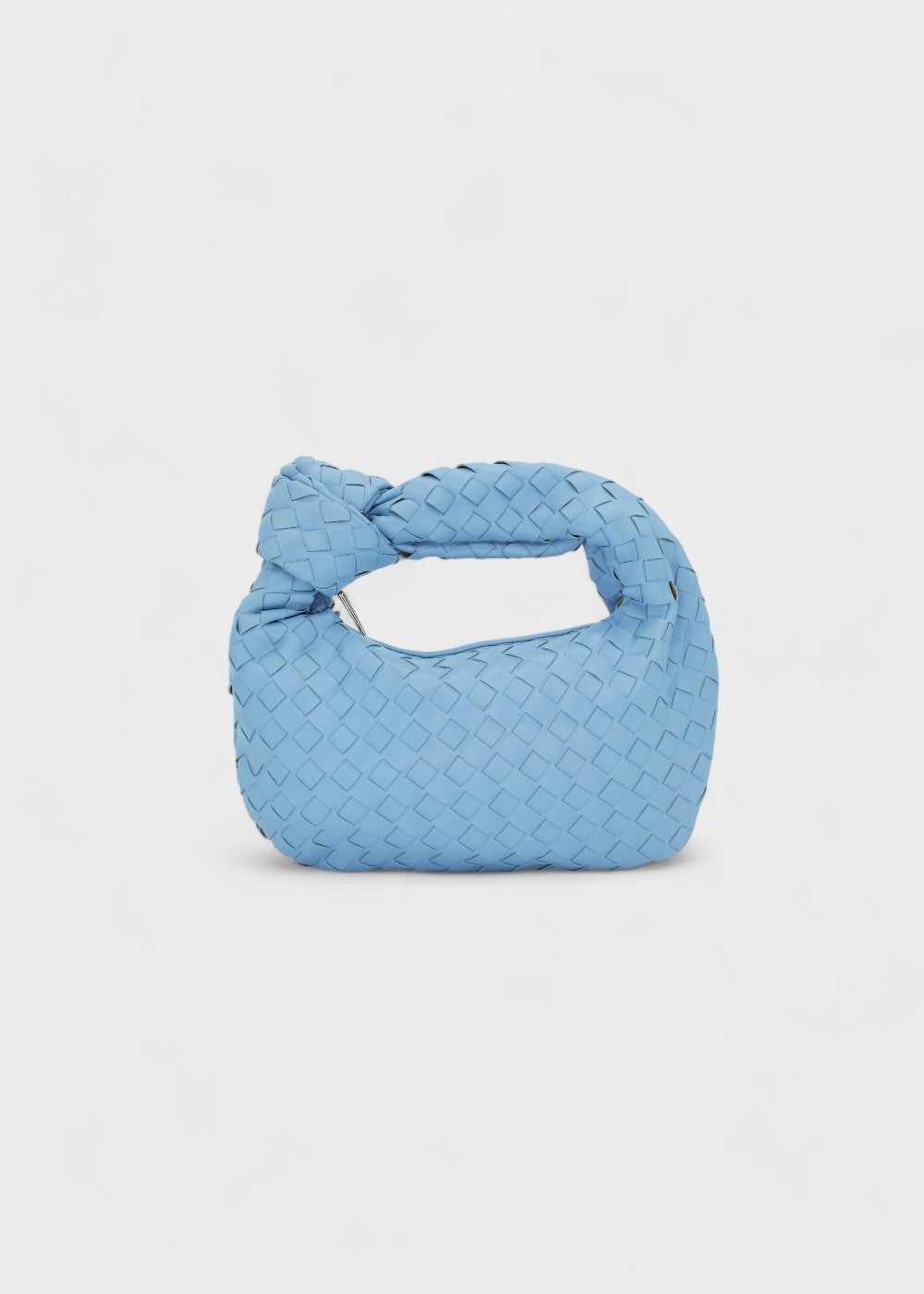 Mini sac tressé chic, en similicuir durable, parfait comme cadeau pour une femme stylée.