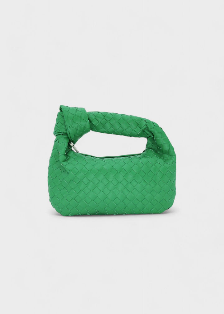 Mini sac tressé en similicuir, le sac à main chic et polyvalent par excellence pour la femme active.