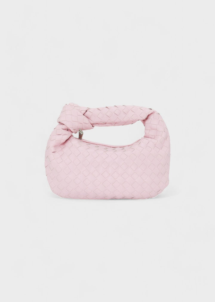 Sac hobo mini tressé pour femme, un accessoire mode tendance en similicuir, alliant confort et chic.