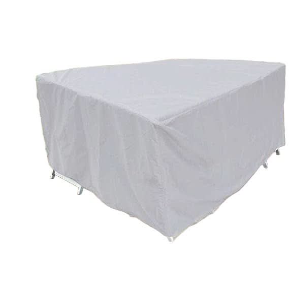 Housse de protection durable pour mobilier de jardin, facile à installer, imperméable et anti-déchirure.