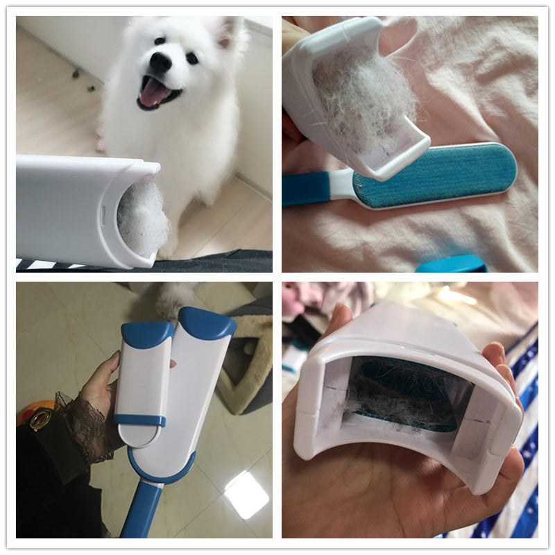 Brosse réutilisable et écologique pour enlever les poils d'animaux, chiens et chats.