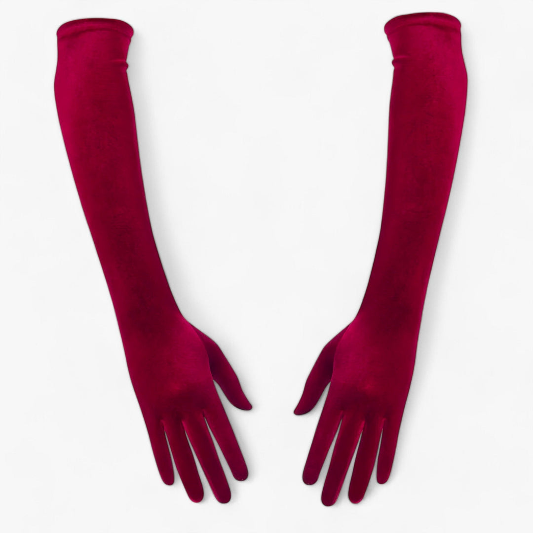 Gants d'hiver femme rouge vin, avec doublure douce. Chaleur élégante et confort supérieur garantis.