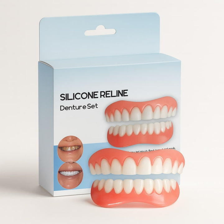Ajustement Prothèse Dentaire, gel de fixation pour confort buccal et stabilité quotidienne du dentier.