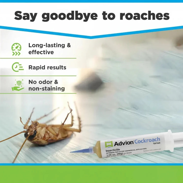 Produit anti-nuisibles : gel insecticide puissant pour éliminer les blattes et cafards de votre environnement domestique.