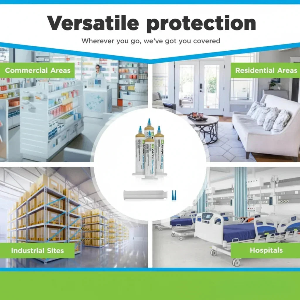 Application facile : seringue de gel anti-cafards pour une protection rapide et discrète de votre maison.