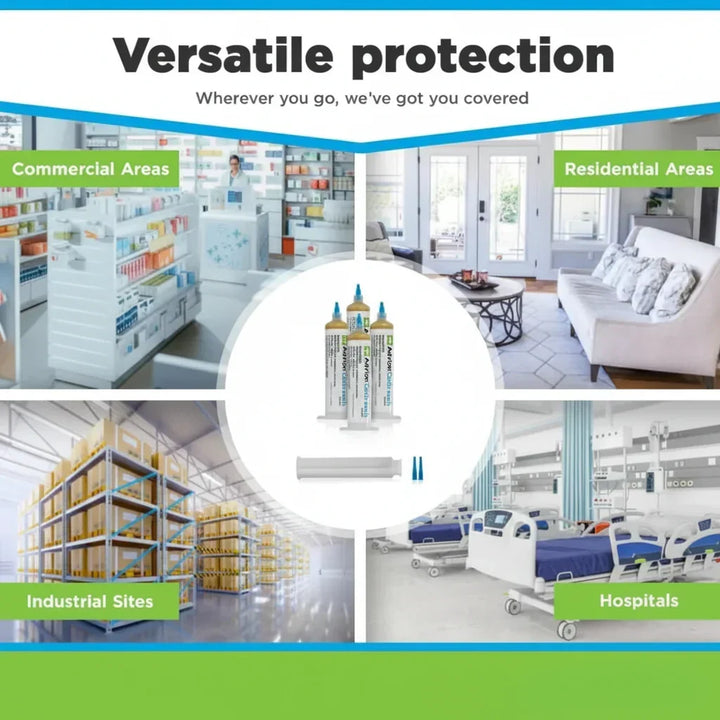 Application facile : seringue de gel anti-cafards pour une protection rapide et discrète de votre maison.