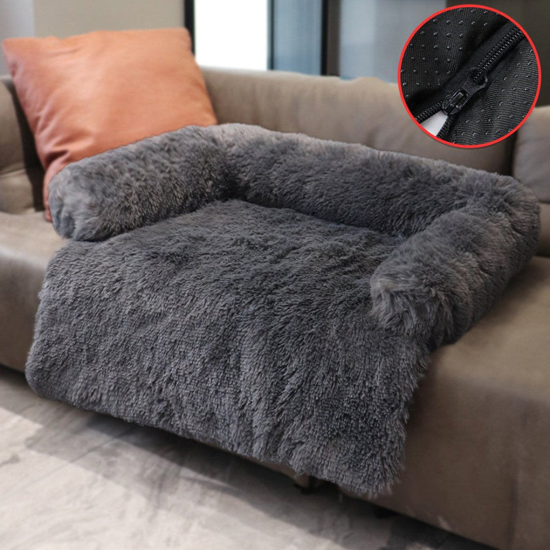 Canapé lit lavable pour chien, un produit animaux pratique garantissant propreté et confort longue durée.