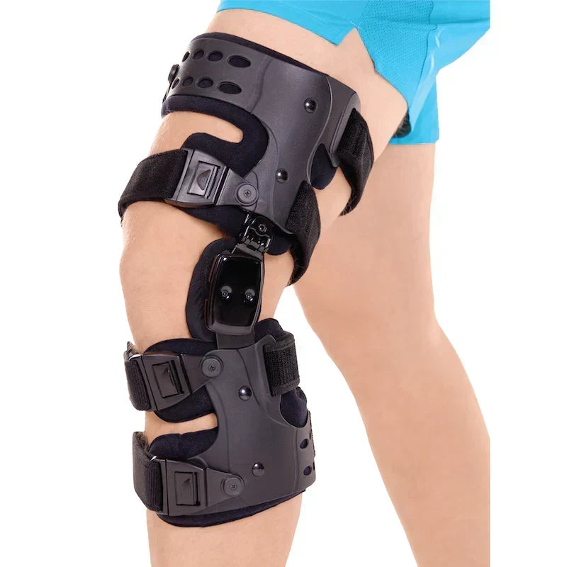 Genouillère orthopédique unisexe pour soutien articulaire et réduction de la douleur liée à l'arthrose du genou.
