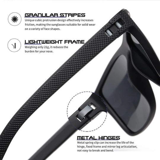 Lunettes de soleil polarisées femme (pack 3). Style et protection UV pour l'été, le voyage et le plein air.