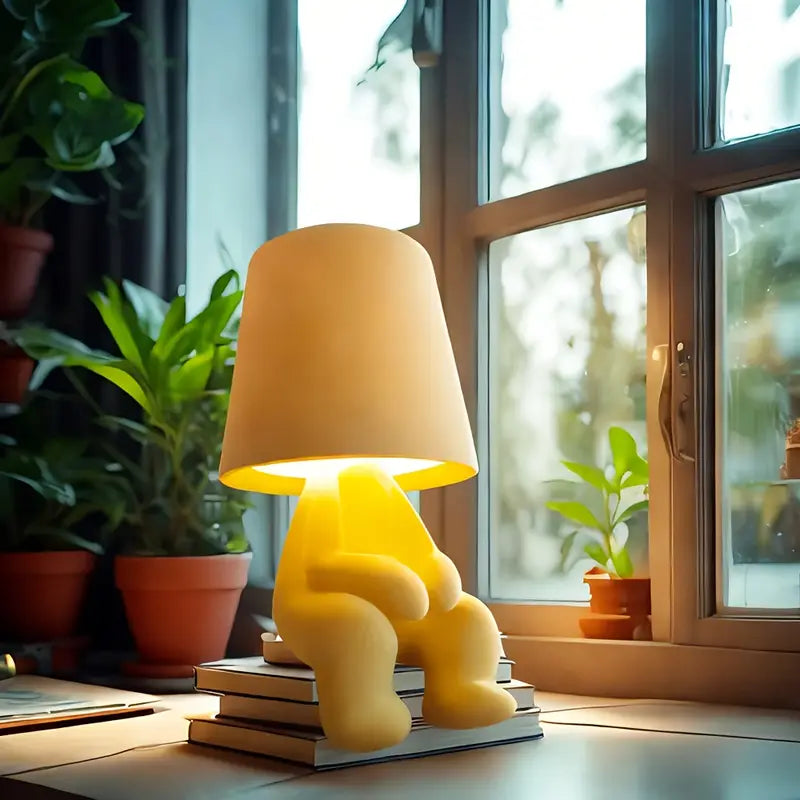 Lampe de chevet enfant USB, veilleuse portable au design ludique et coloré, lumière d'appoint intérieure.