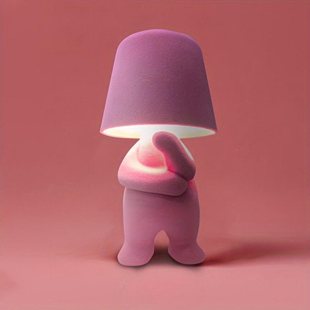 Décoration de chambre enfant: lampe de table moderne et colorée, veilleuse apaisante avec option USB.