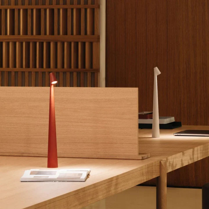 Lampe LED d'ambiance LumiTouch, sans fil, rechargeable, pour une décoration intérieure lumineuse et stylée.