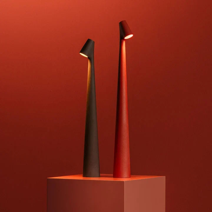 Lampe rechargeable LumiTouch: éclairage LED portable avec contrôle tactile, idéal pour créer une ambiance.