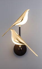 2 Lampes Murales Oiseau