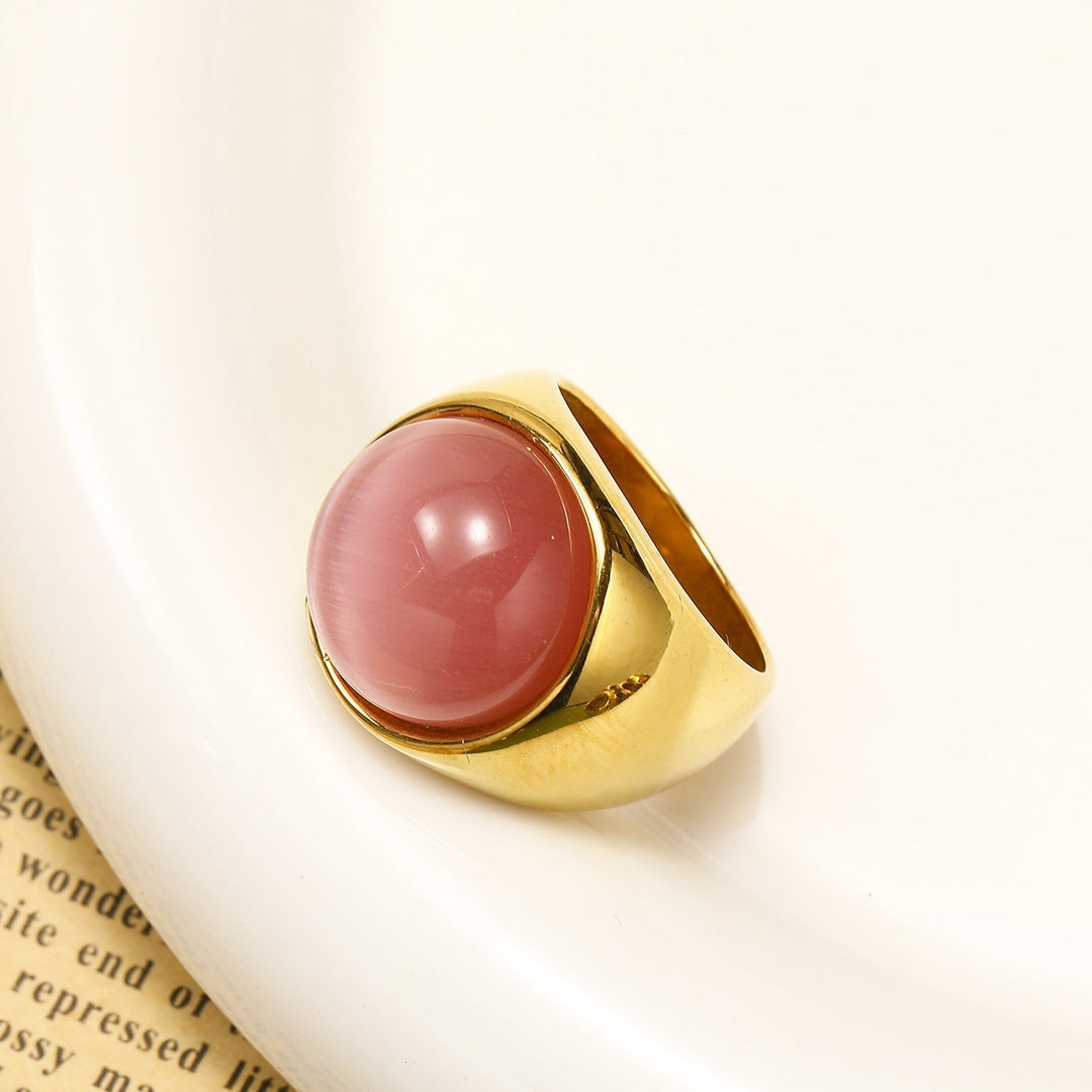 Bague femme en argent, pierre Oeil de Chat tourmaline, design moderne et scintillant, anneau délicat.