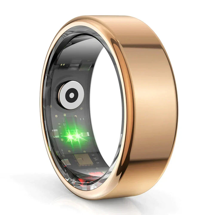 Bague de suivi de fitness VitaRing en titane pour sport et bien-être. Mesure d'activité élégante.