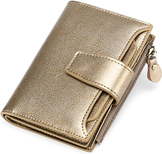 Portefeuille pour hommes et femmes, protection RFID et espace pour cartes multiples.