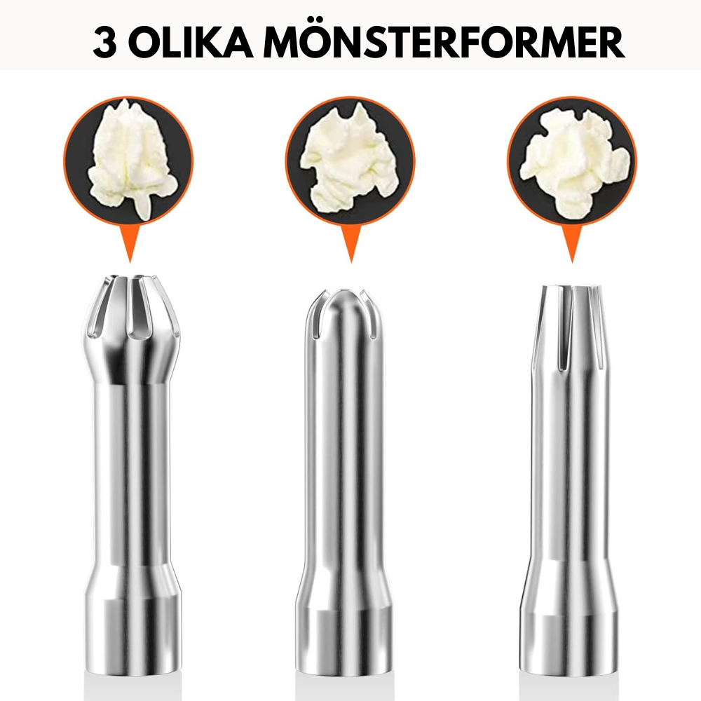 Siphon professionnel 500ml en aluminium pour chefs : idéal pour crèmes, mousses et sauces bar.