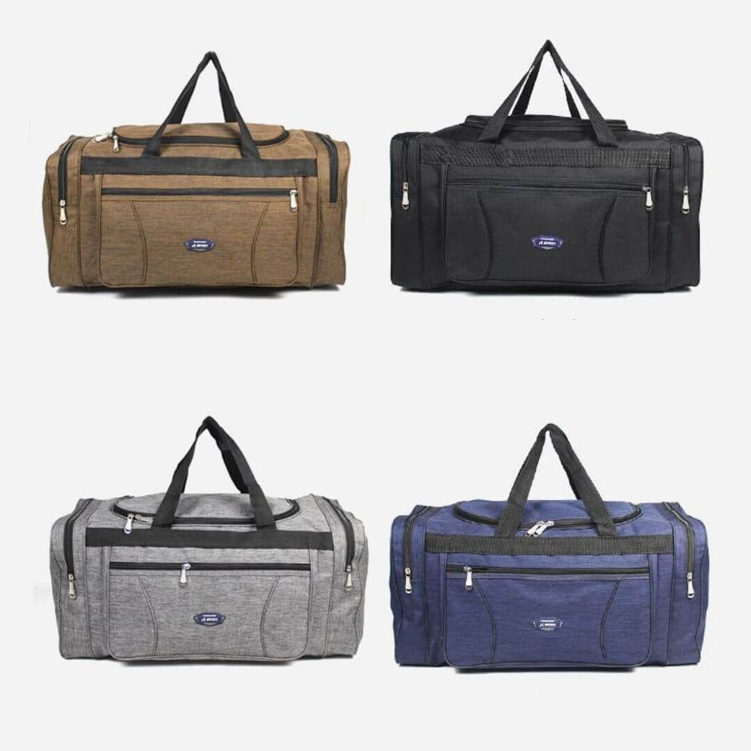 Sac polochon de voyage unisexe imperméable, idéal comme bagage cabine ou sac de sport pour un week-end. Polyvalent.