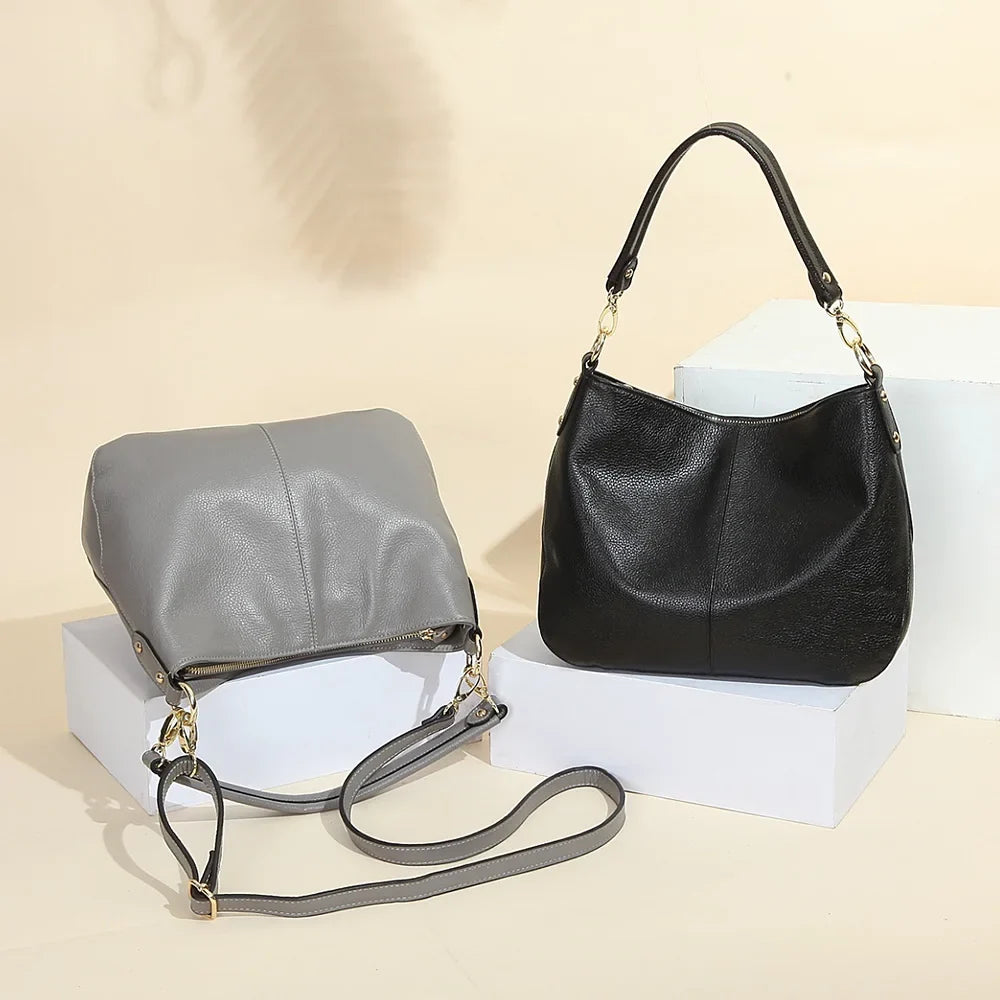 Sac à main femmes en cuir souple, élégant et polyvalent. Un accessoire mode chic pour le quotidien.
