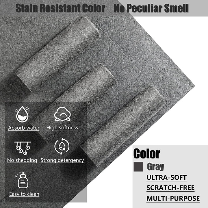 Chiffon microfibre réutilisable et écologique, offre un nettoyage sans traces pour un intérieur toujours brillant.