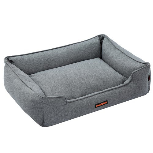 Lit orthopédique pour le bien-être du chien, mousse mémoire offrant soutien articulaire et confort maximal.