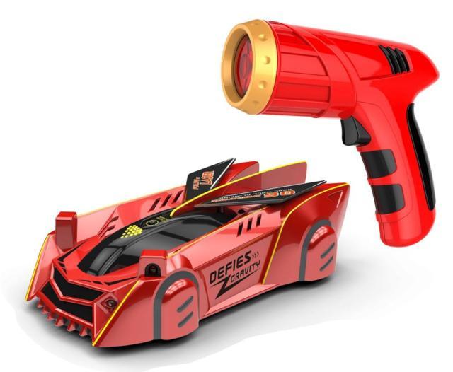 Jouet anti-gravité laser pour enfant, une voiture télécommandée qui défie les lois de la physique sur les murs.