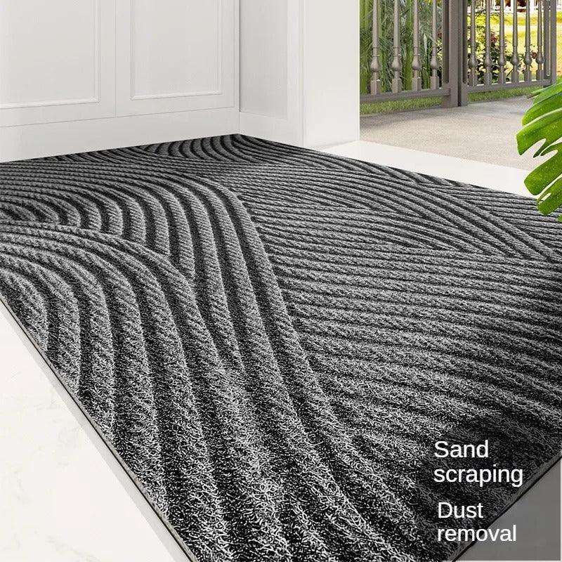 Tapis de sol robuste et facile à nettoyer, idéal pour une utilisation intensive intérieur/extérieur, protection durable.