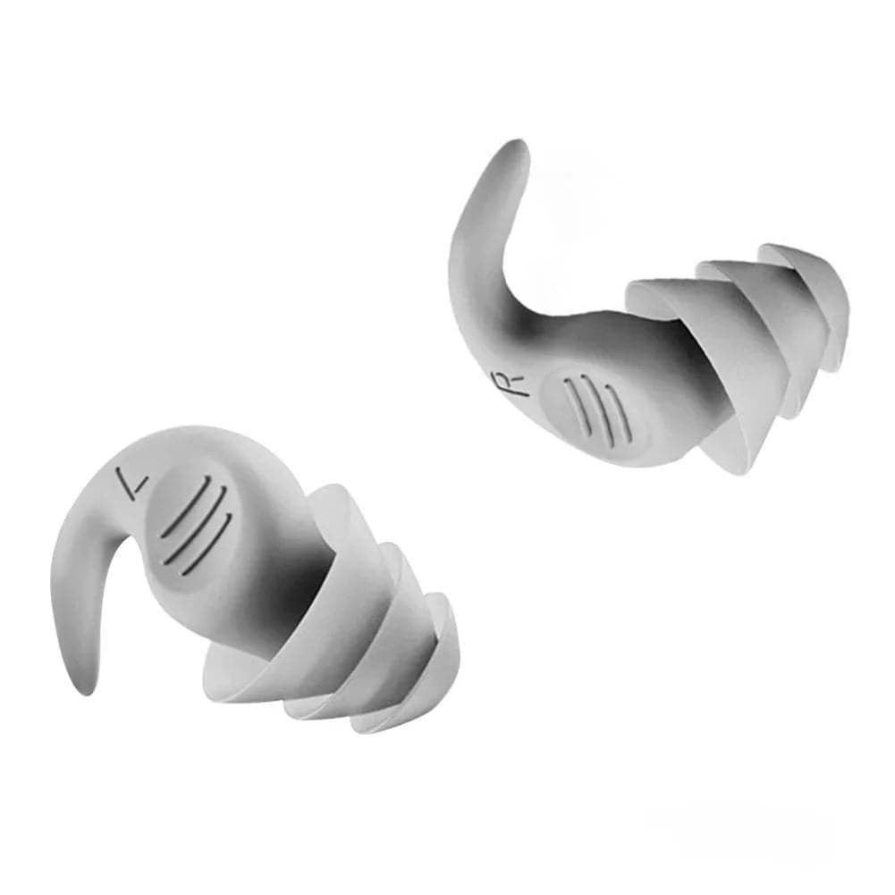 Protection auditive réutilisable, bouchons d'oreilles silicone pour calme et repos.