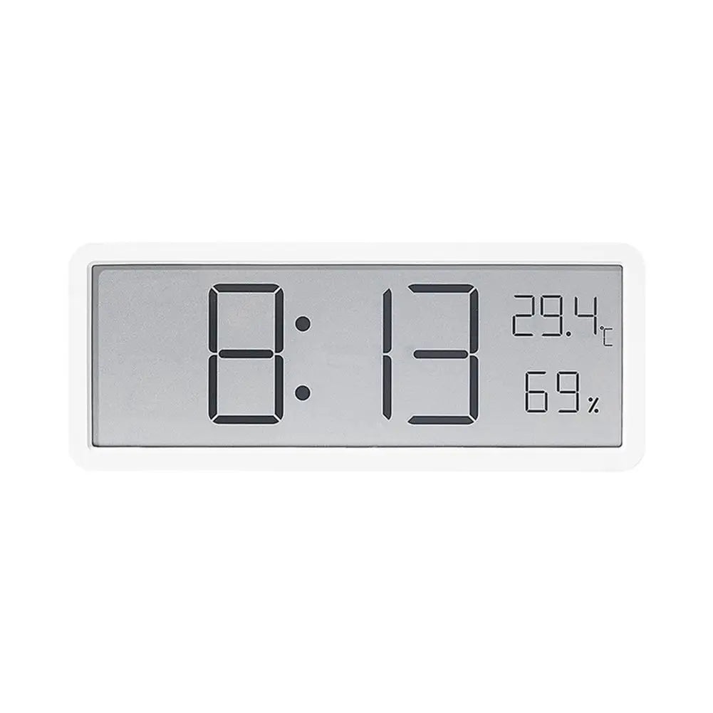 Horloge murale numérique LED design pour maison, parfaite pour salon, cuisine, ou chambre; ajoute une touche moderne.