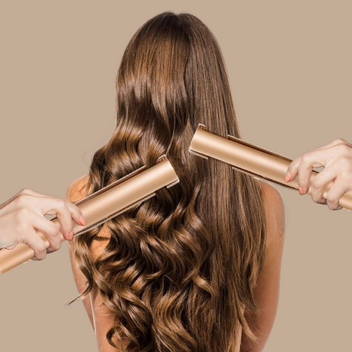 Styler 2-en-1 KaysHair, outil indispensable pour lisser, boucler et coiffer vos cheveux.