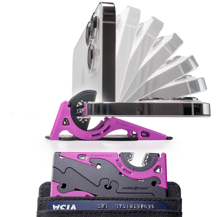 Trépied SnapFold pliable pour smartphone, idéal pour voyage, vlog et livestream.