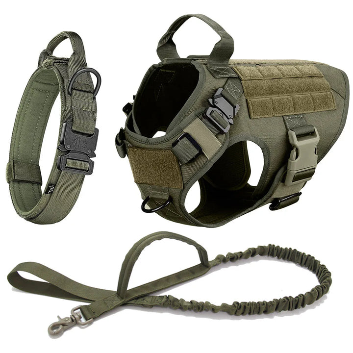 Harnais anti-traction réglable pour chien. Conçu en nylon robuste pour un entraînement efficace et le confort canin.